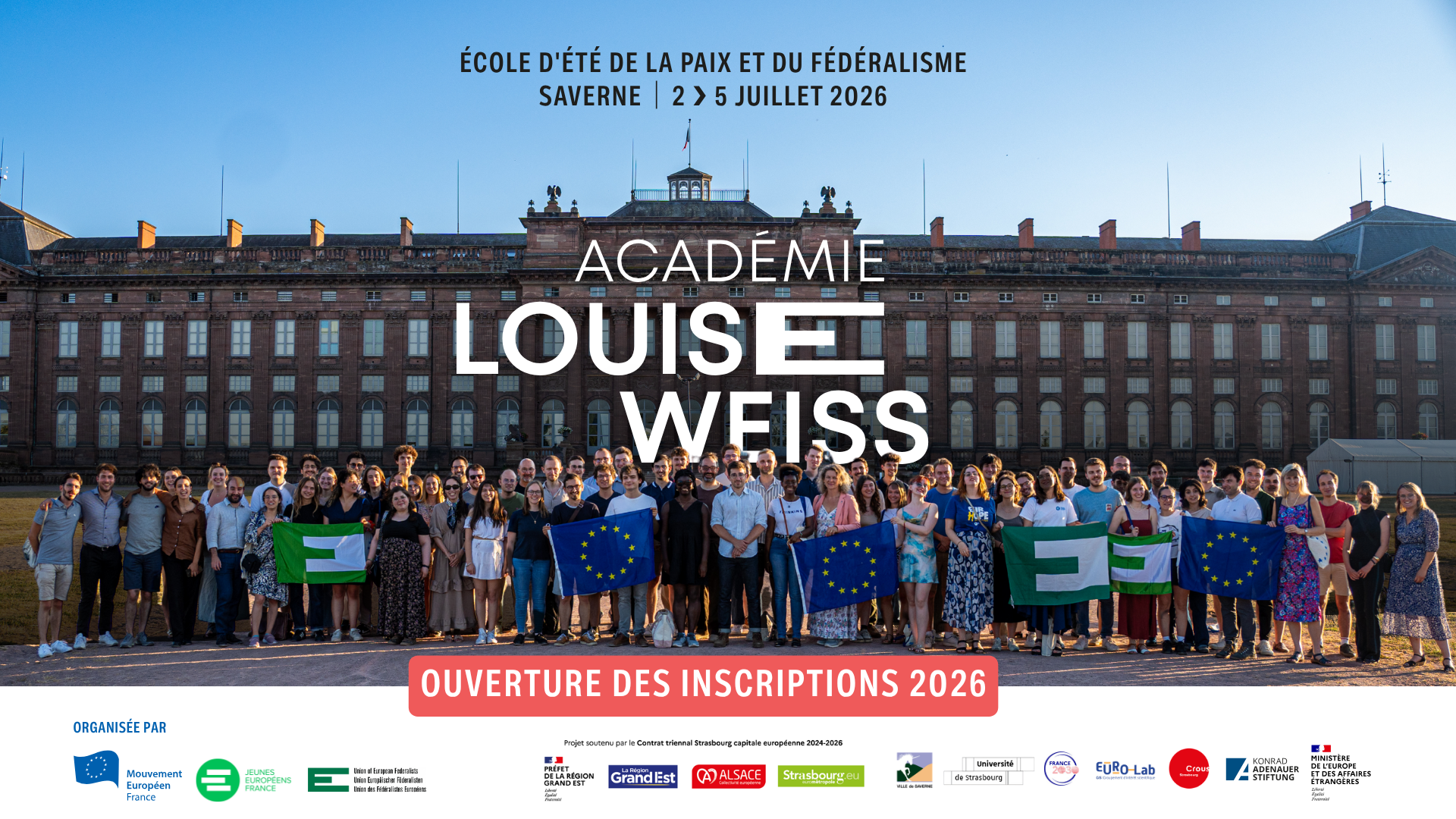 Académie Louise Weiss 2026